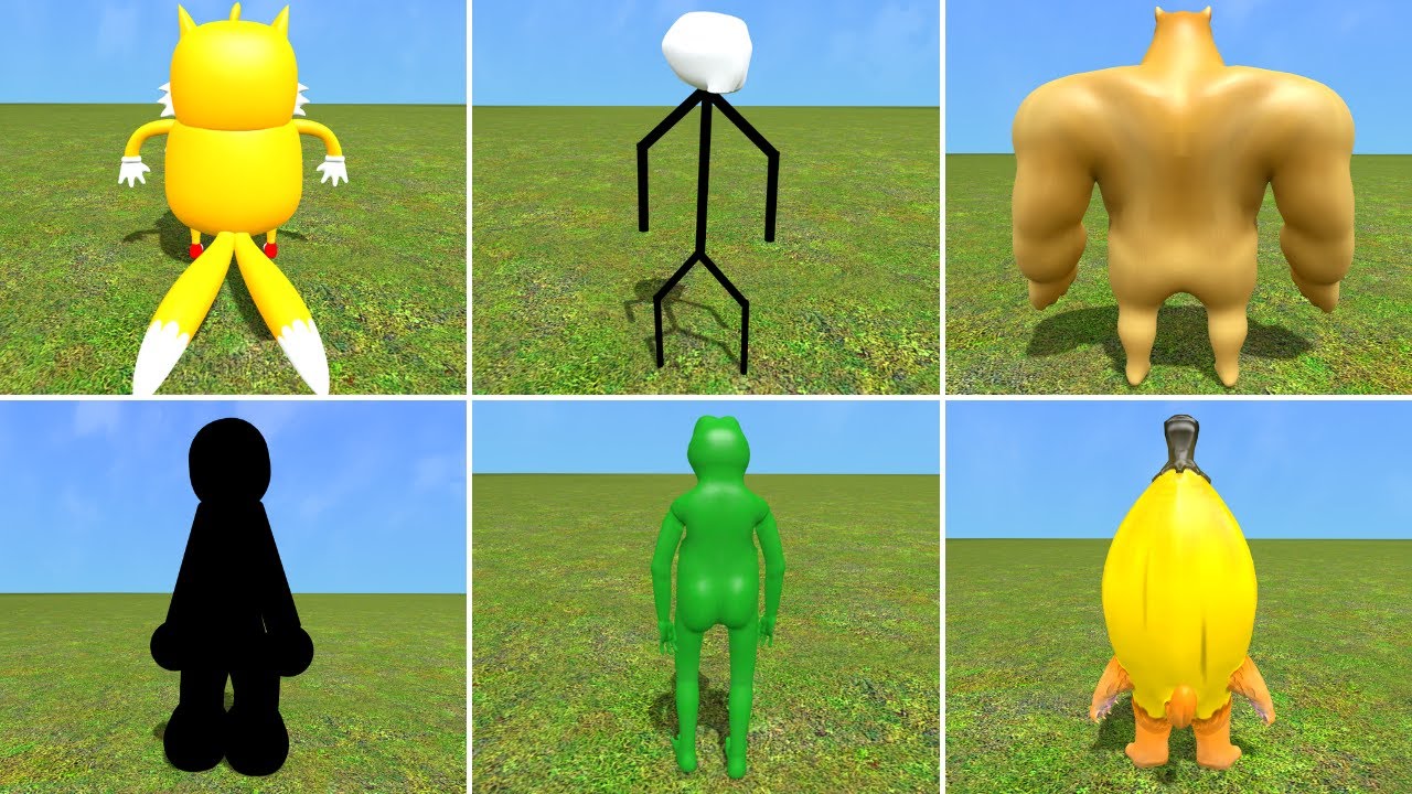 ИГРАЮ ЗА НОВЫЙ ПАКЕТ 3D-МЕМАСИКОВ NEXTBOT В Garry's Mod