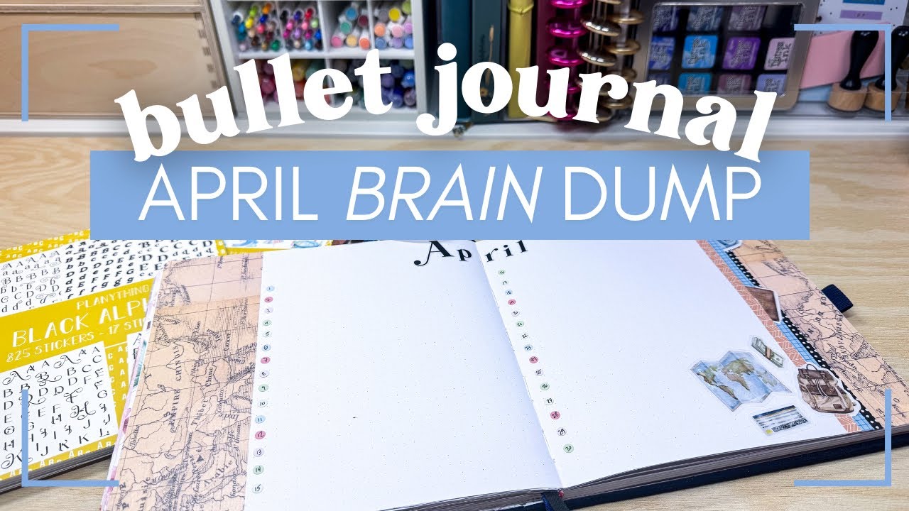 April 2025 Bullet Journal Setup [Planything Unboxing]