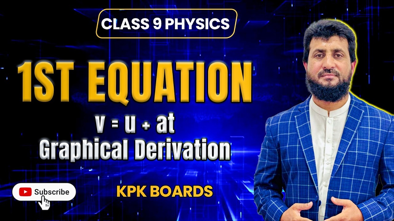 first equation of motion class 9 physics| Lectures of Physics