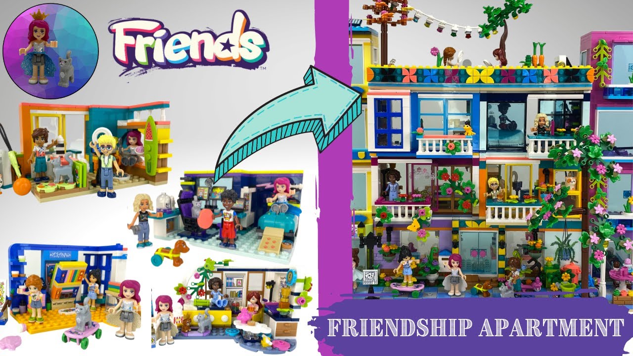 LEGO Friends Friendship Apartments Bedroom Renovations
