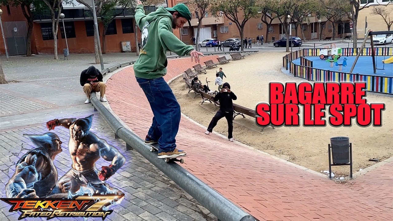 On a assisté à une bagarre pendant la street sesh (SKATE BARCELONA)