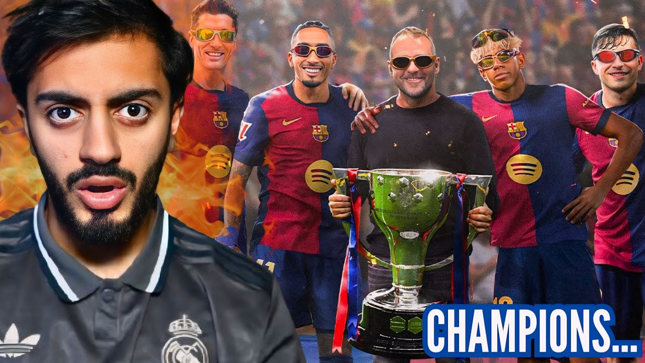 BARCELONA JUST WON THE LEAGUE...
