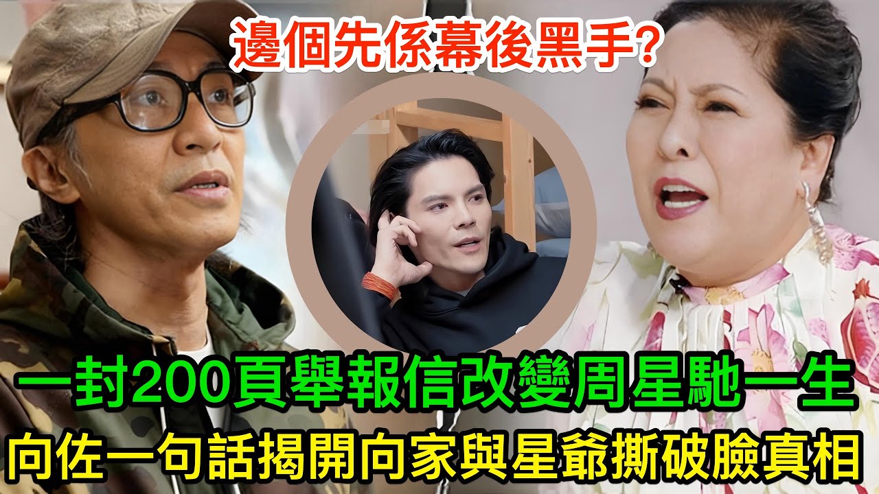 一封200頁舉報信改變周星馳一生，8年官司輸到尾，向佐一句話揭開向家與星爺撕破臉真相，邊個先係幕後黑手？