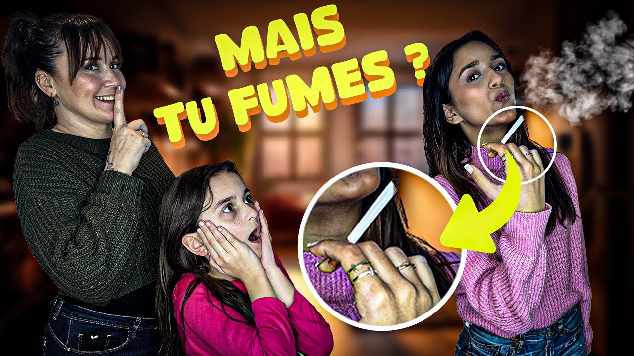 PRANK : ELLE FUME EN CACHETTE (sa sœur la balance)