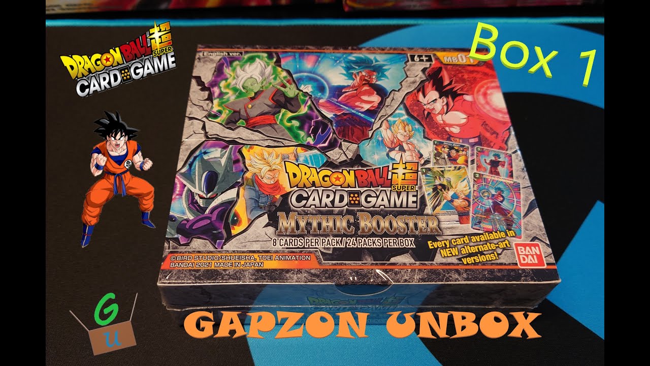 Opening DRAGON BALL SUPER CARD GAME - Mythic Booster pack [MB-01] (in ASMR way)