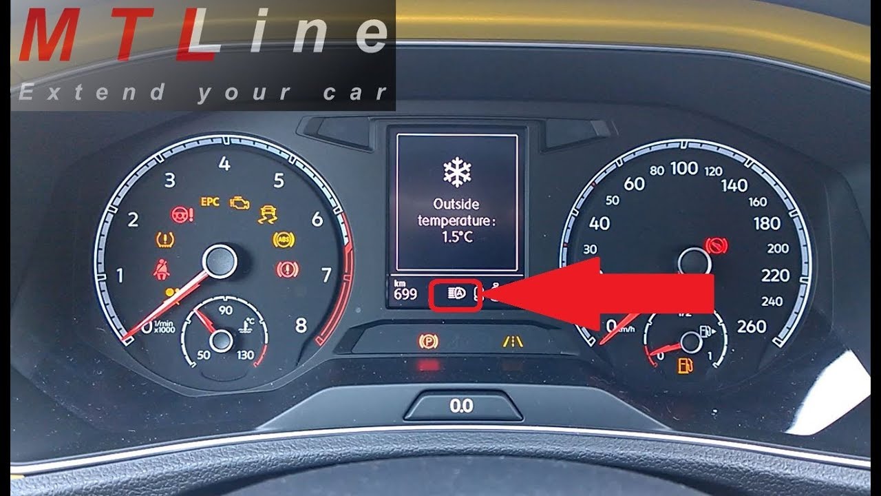 VW T-Roc - automatic Light Assist activation - samodejna vključitev Light Assist sistema