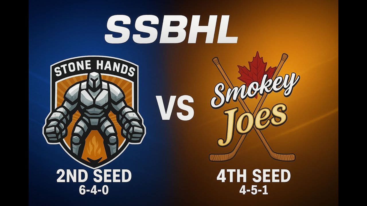 SSBHL FALL 2025 FINALS SMOKEY JOES VS STONE HANDS