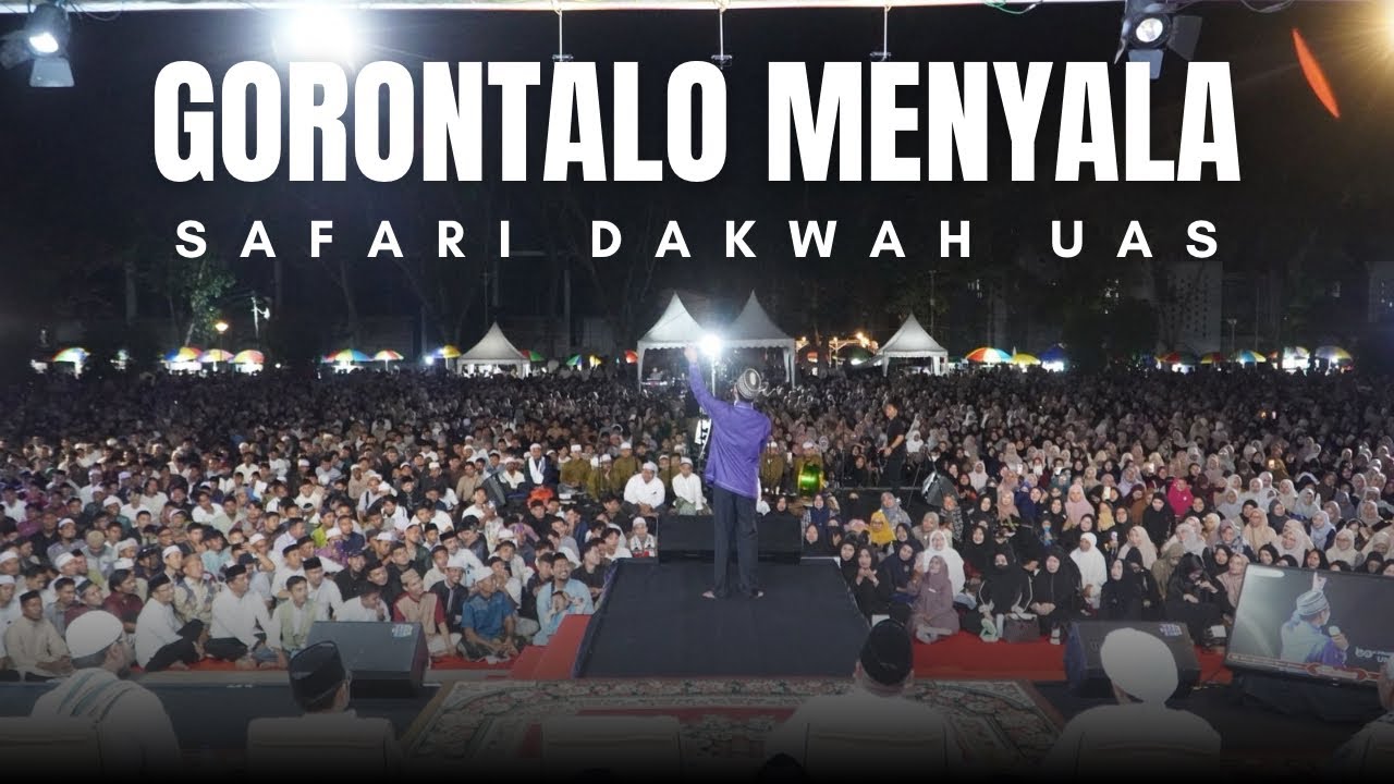 UAS Tiba di Gorontalo | Belum Mandi Langsung Hadiri Acara | Safari Dakwah Oktober 2025
