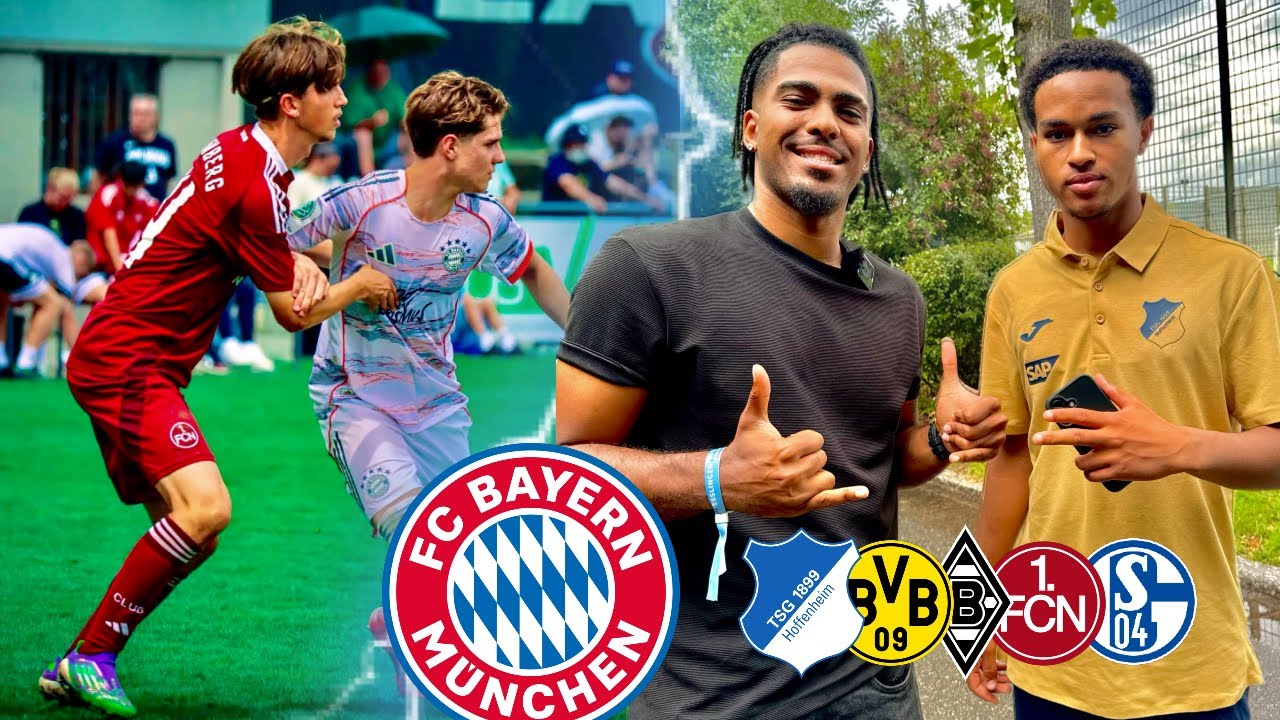 DIESES U17 BUNDESLIGA JUGENDTURNIER  mit BAYERN, DORTMUND & GLADBACH war pure G&Auml;NSEHAUT ! 🚨😱