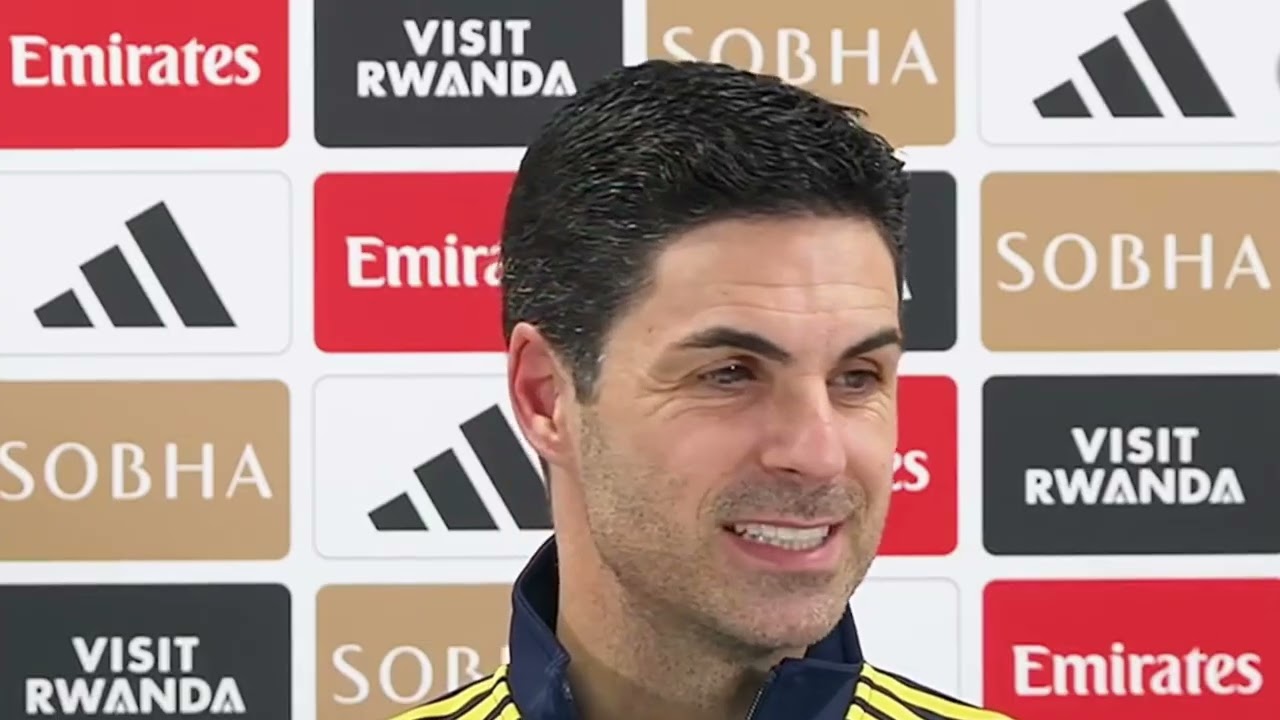 Arteta press conference ahead of Man Utd clash. EPL GW23