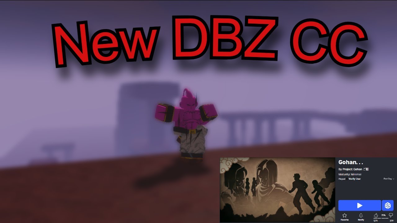 New Roblox Dragon Ball CC | Project Gohan