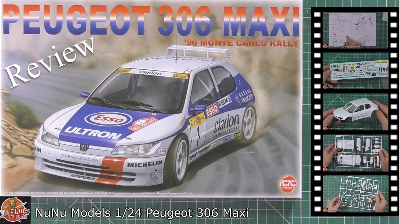 Обзор NuNu Models 1/24 Peugeot 306 Maxi
