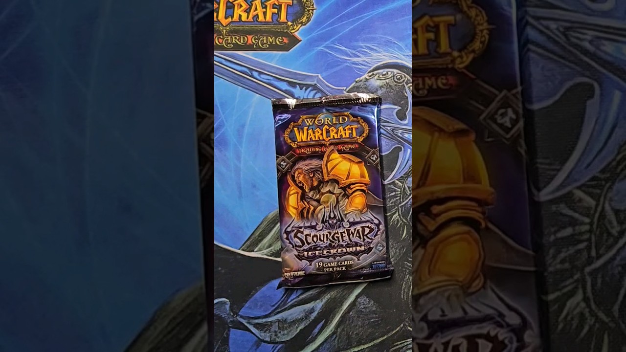World of Warcraft Ice Crown Scourge Booster Pack Opening! I need that Rhino! New Video Everyday!