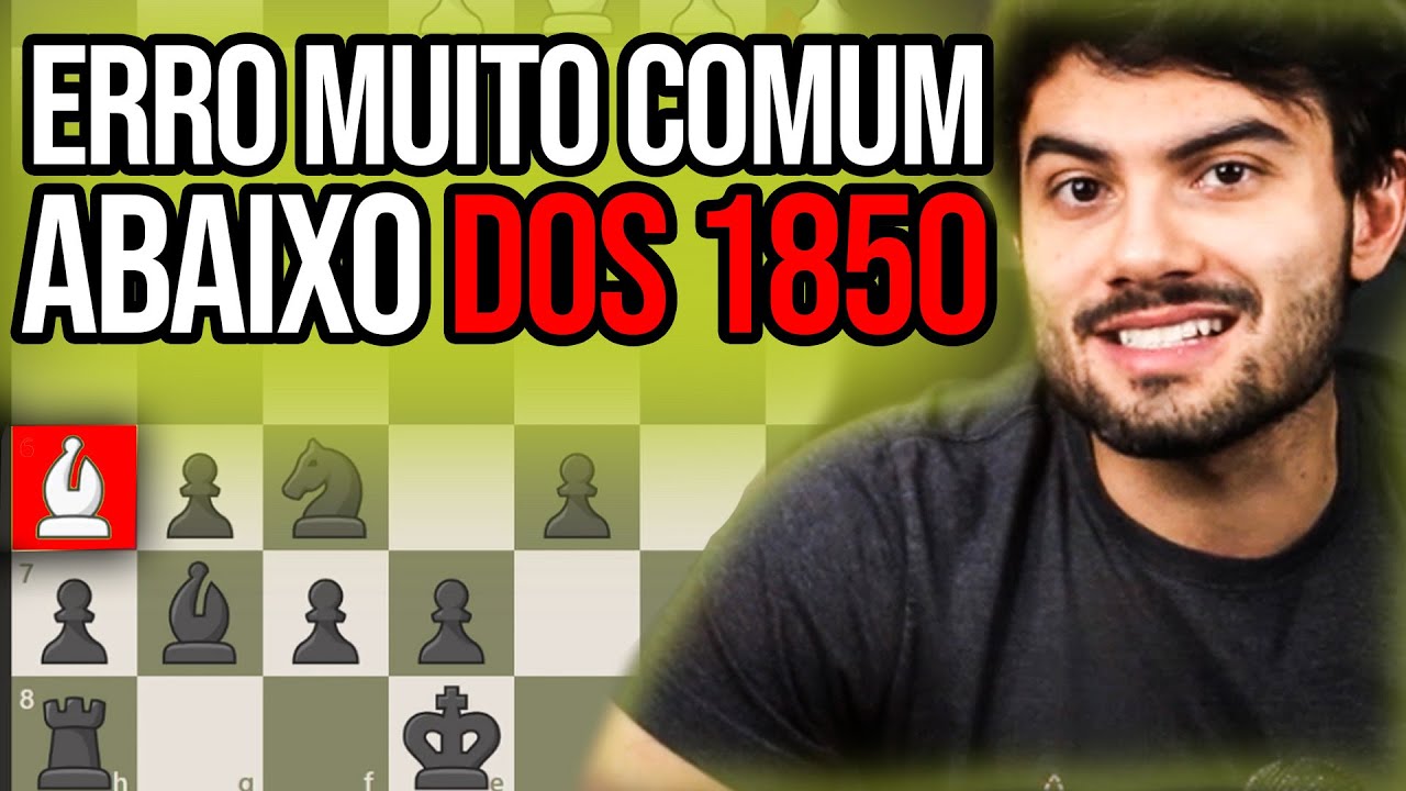 Punindo ERROS COMUNS de jogadores com menos de 1850 no xadrez!