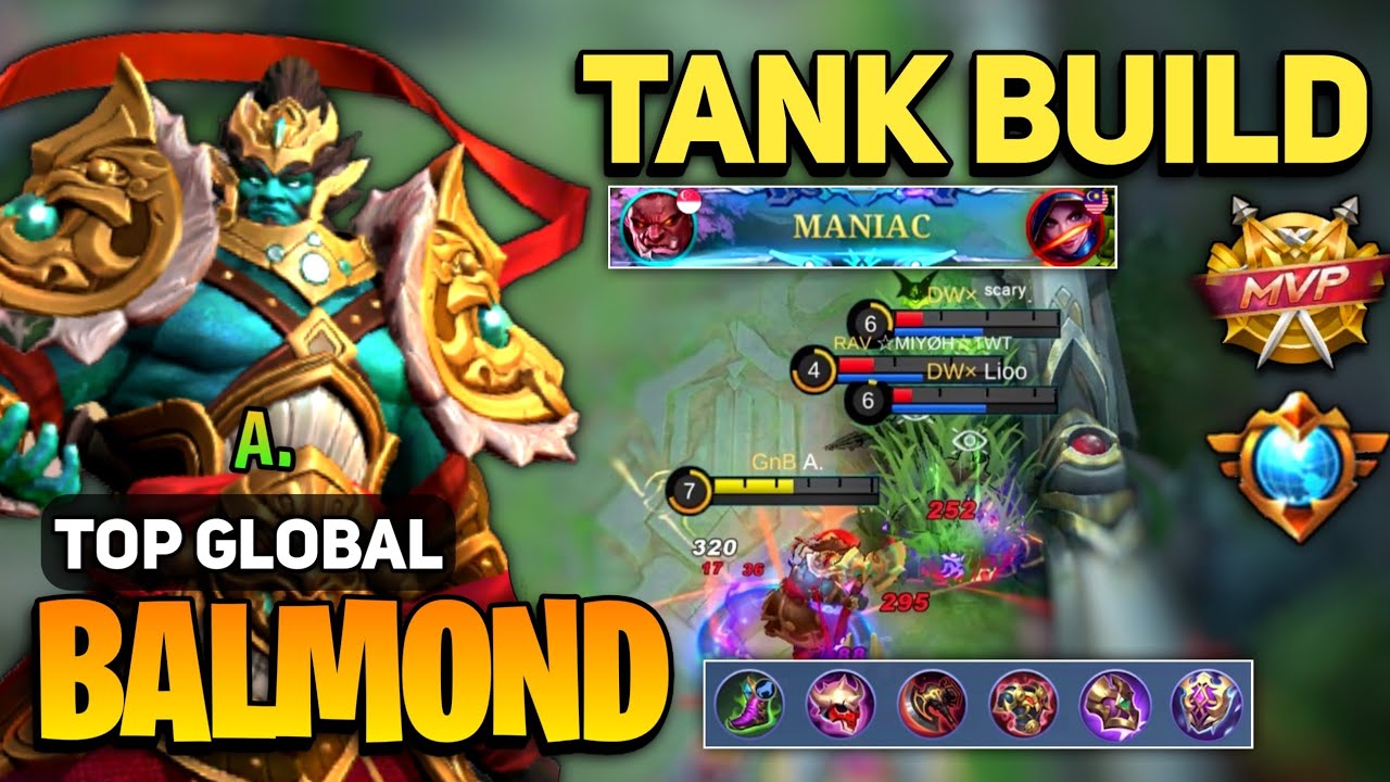 MANIAC! SUPREME Balmond Tank Build [ Top Global Balmond Best Build ] By A. - Mobile Legends
