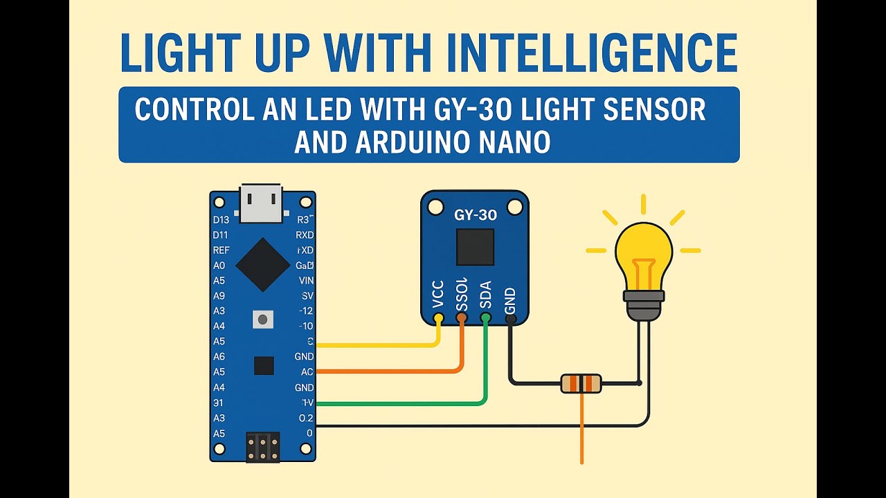 Getting Started with GY-30 Light Sensor Module || EmbeddedBrew || 2025