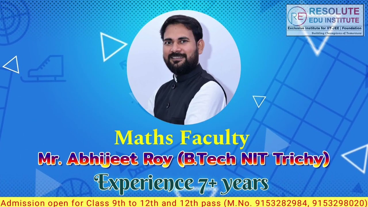 RESOLUTE EDU INSTITUTE | Best Institute for preparation of IIT -JEE (mains + Advanced) | Bokaro