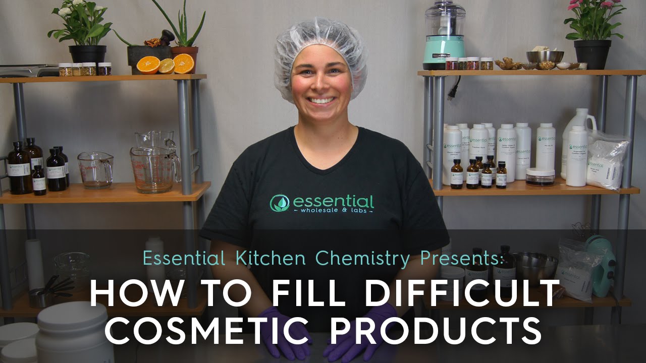 How to Fill Difficult Cosmetic Products