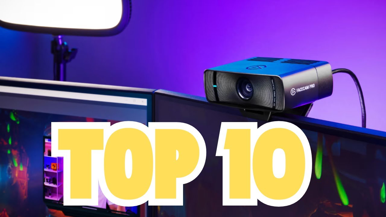 TOP 10 WEBCAM 2025 ! POUR YOUTUBE TWITCH TIKTOK ! (Y'en à que 9)
