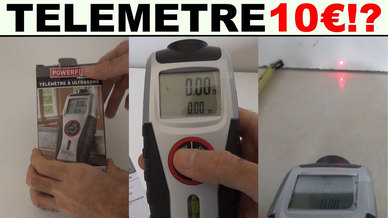 LIDL POWERFIX t&eacute;l&eacute;m&egrave;tre &agrave; ultrasons IAN 102668 mod&egrave;le Z31697A