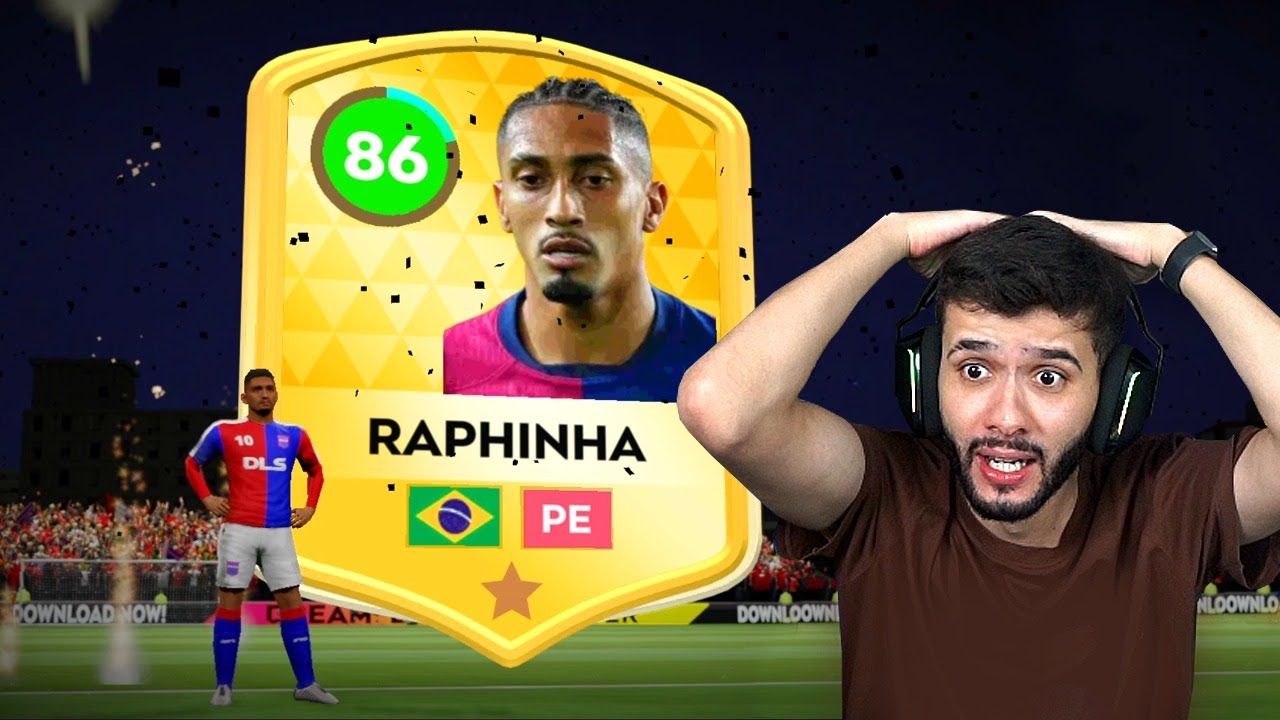 ABRI OS PACOTES DE JOGADORES DO DREAM LEAGUE SOCCER E TIVE SURPRESAS!