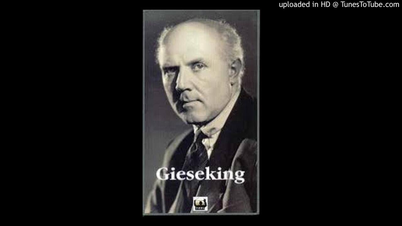 Walter Gieseking plays Debussy Preludes, Book 2 - 8. Ondine