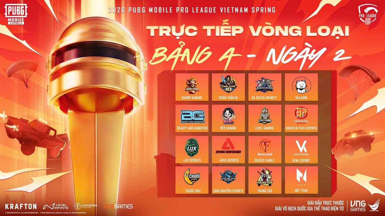 🔴 [VN] 2026 PMPL VN SPRING | V&Ograve;NG LOẠI | BẢNG B NG&Agrave;Y 2: D&Acirc;NG CAO CHIẾN &Yacute;