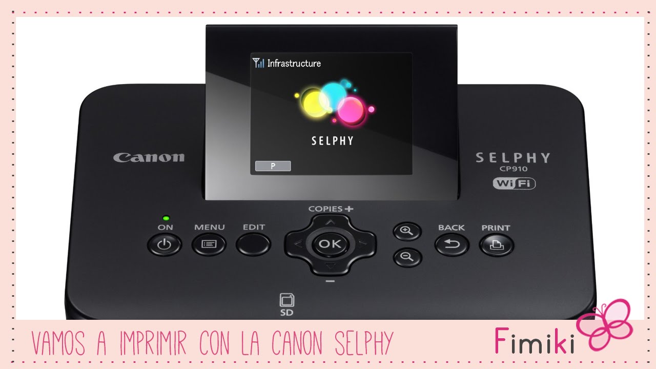 Como usar impresora Canon Selphy cp910