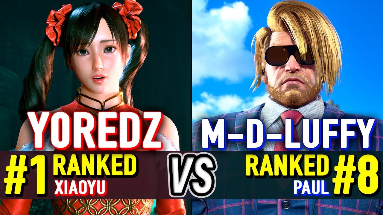 T8 🔥 Y0REDZ (#1 Ranked Xiaoyu) vs M-D-LUFFY (#8 Ranked Paul) 🔥 Tekken 8 High Level Gameplay