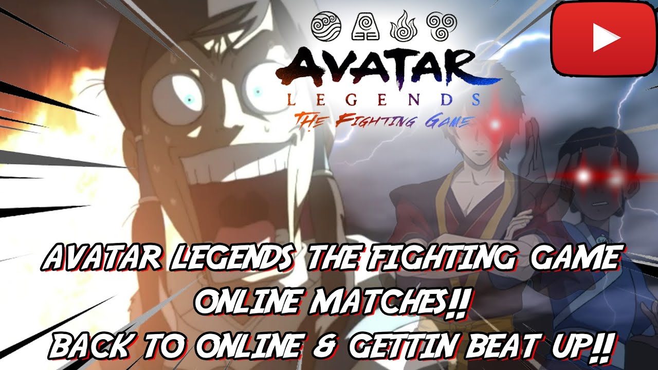 Avatar Legends The Fighting Game Online Matches! BACK TO ONLINE AND GETTING BEAT UP!!