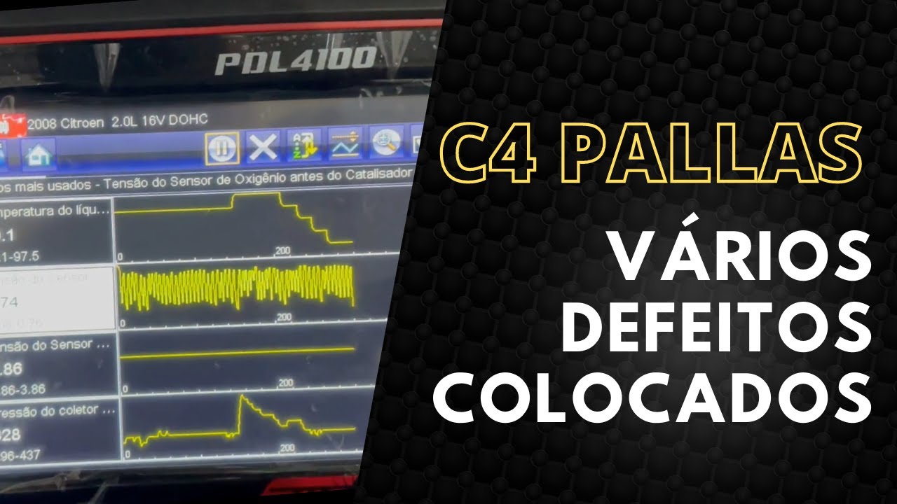 C4 Pallas carro quadrado falhando e morrendo, varios defeitos colocados.