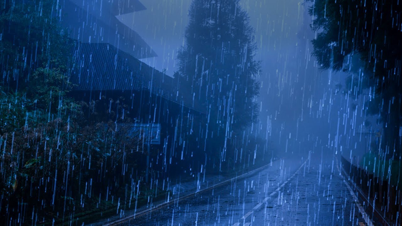 Barulho de Chuva para Dormir Profundamente - Som de Chuva e Trovões à Noite #1 Sleep ASMR