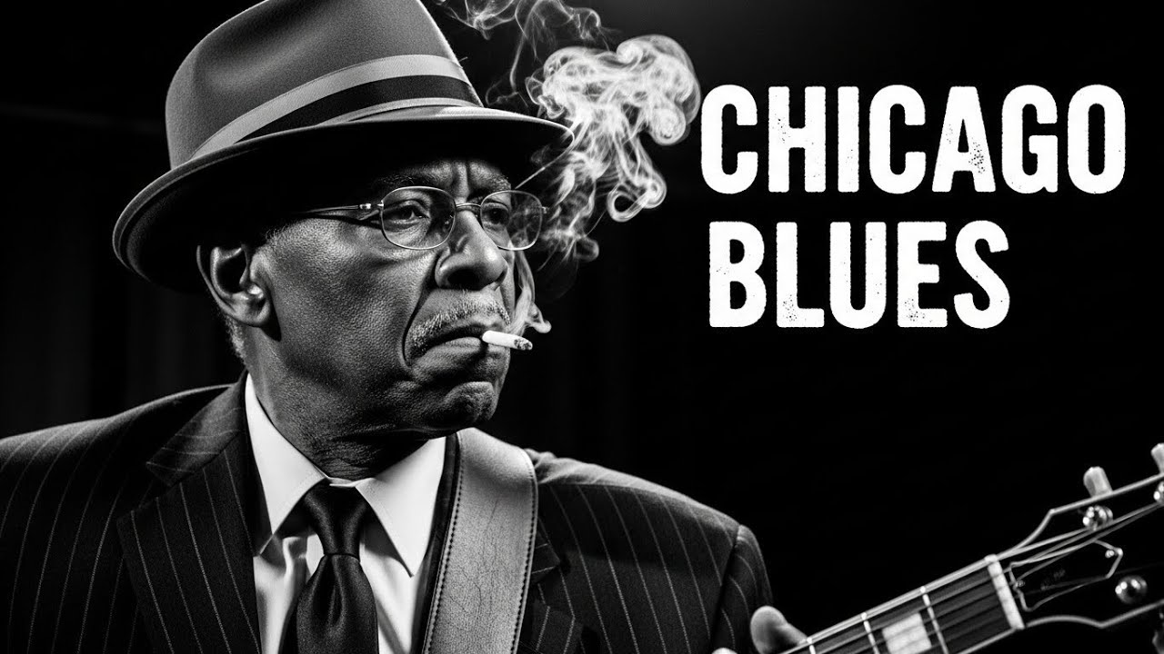 Relaxing Electric Blues Guitar | Chicago Blues Style