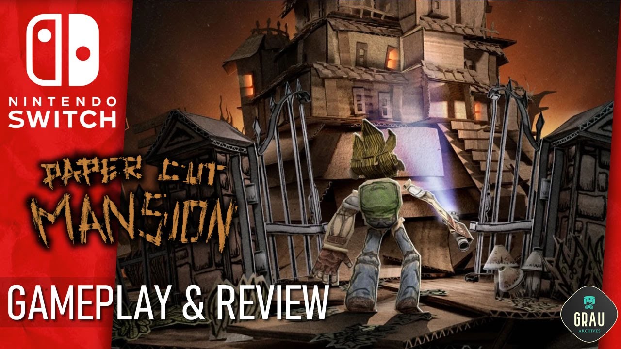 Paper Cut Mansion NINTENDO SWITCH GAMEPLAY AND REVIEW | DUNGEON CRAWLER | MULTI DIMENSIONAL