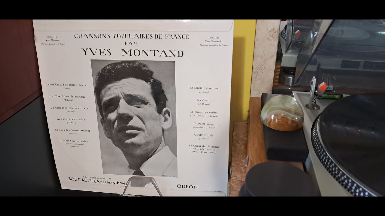 Вініловий програвач Technics SL-D202 i Yves Montand