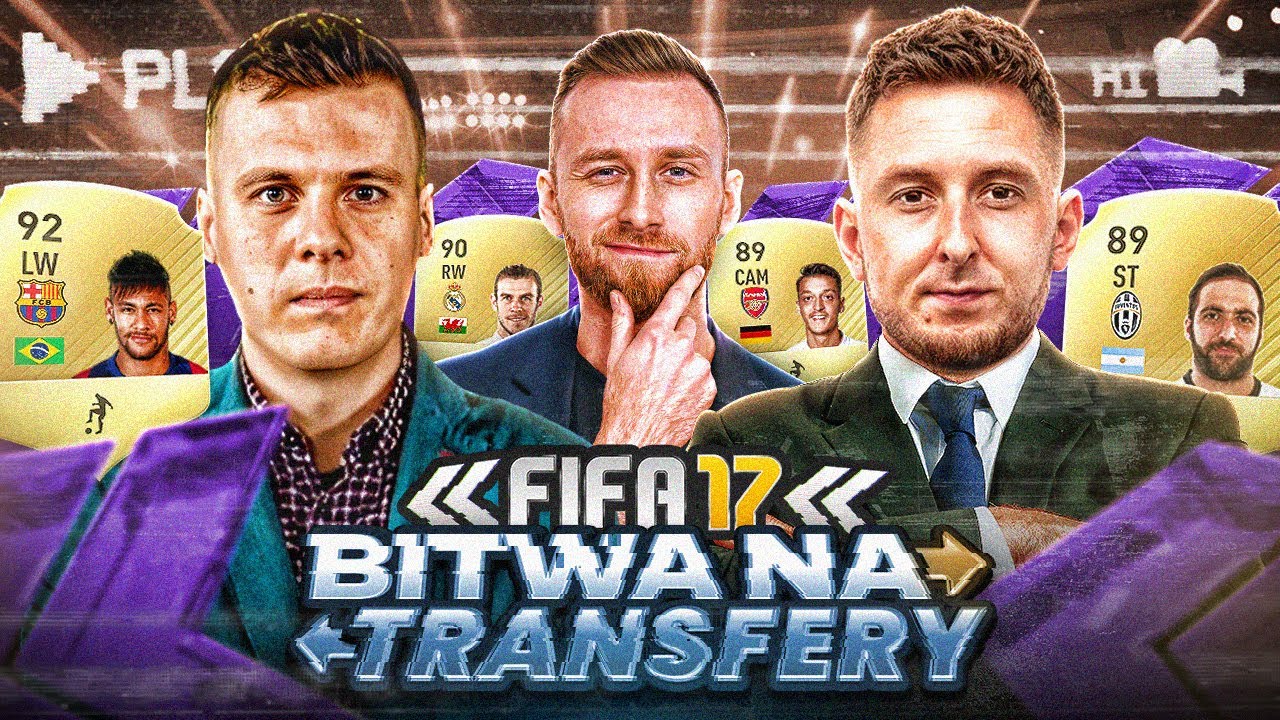 BARCA MESSIEGO VS REAL RONALDO! FIFA 17 RETRO BITWA NA TRANSFERY LACHU VS FOOTROLL!