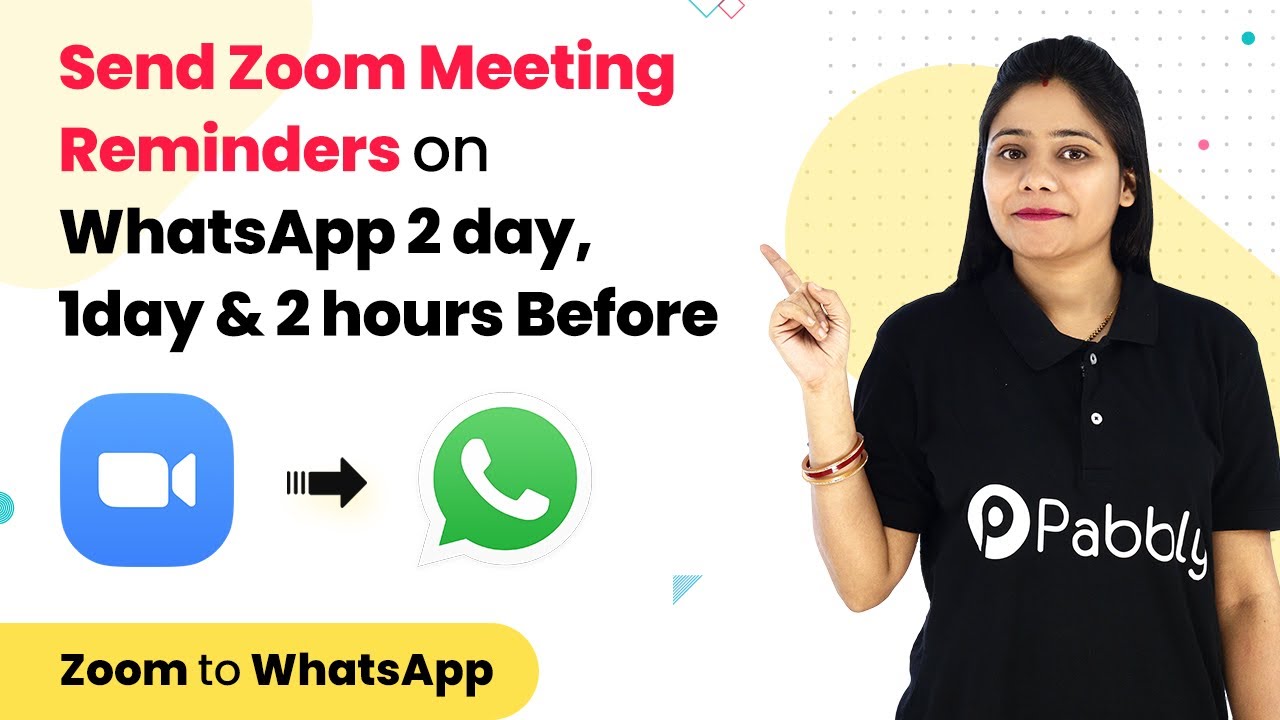 How to Send Zoom Meeting Reminder Link on WhatsApp before 1 Day, 2 Day & 2 Hours of the Meeting