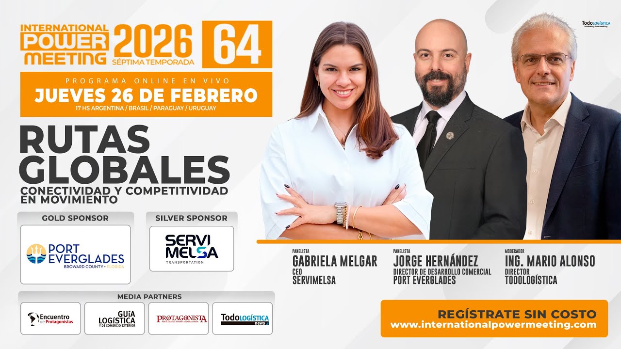 Cómo mejorar la conectividad logística en LATAM | Rutas Globales | Power Meeting 64