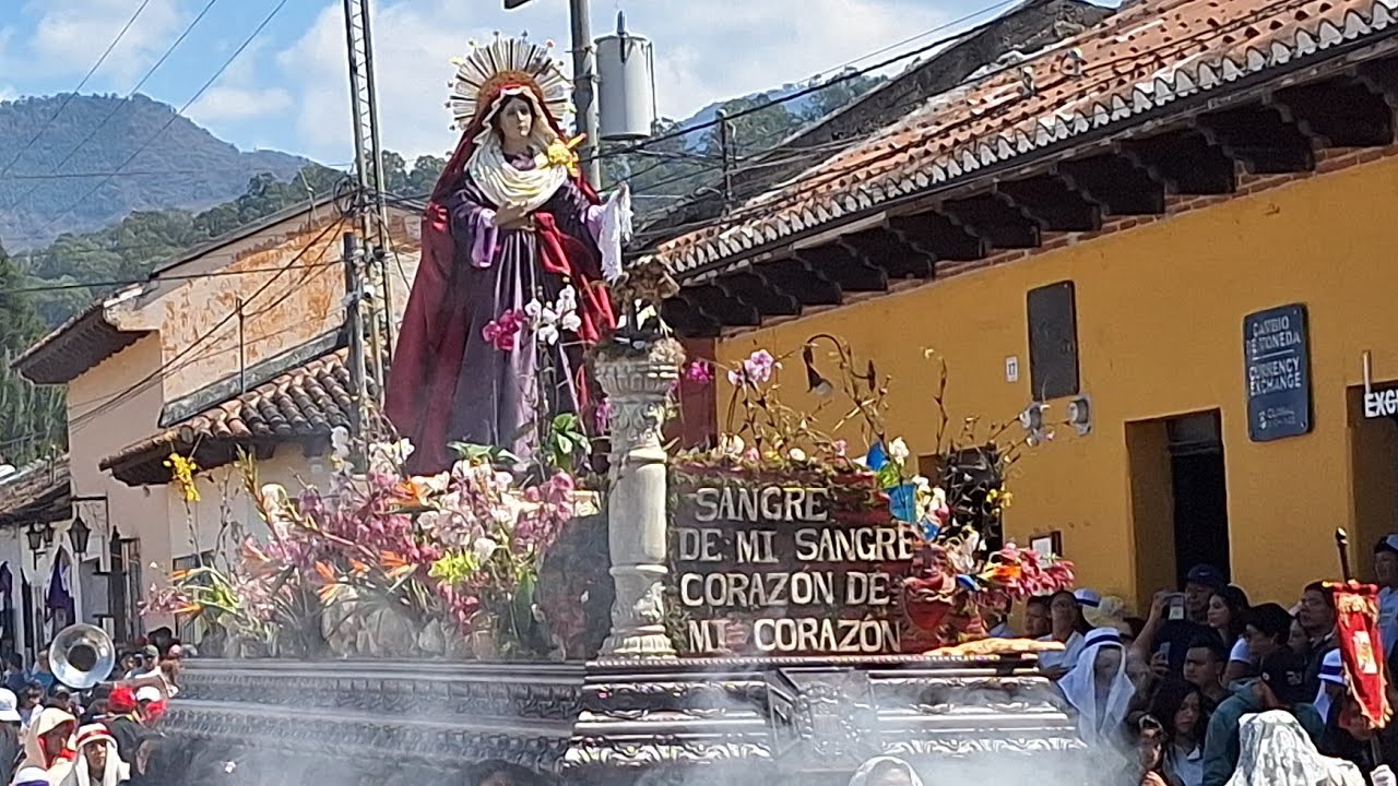 2026 | Virgen de Dolores, La Merced. Marcha Sudor de Sangre. Paso por la Merced. Viernes Santo.
