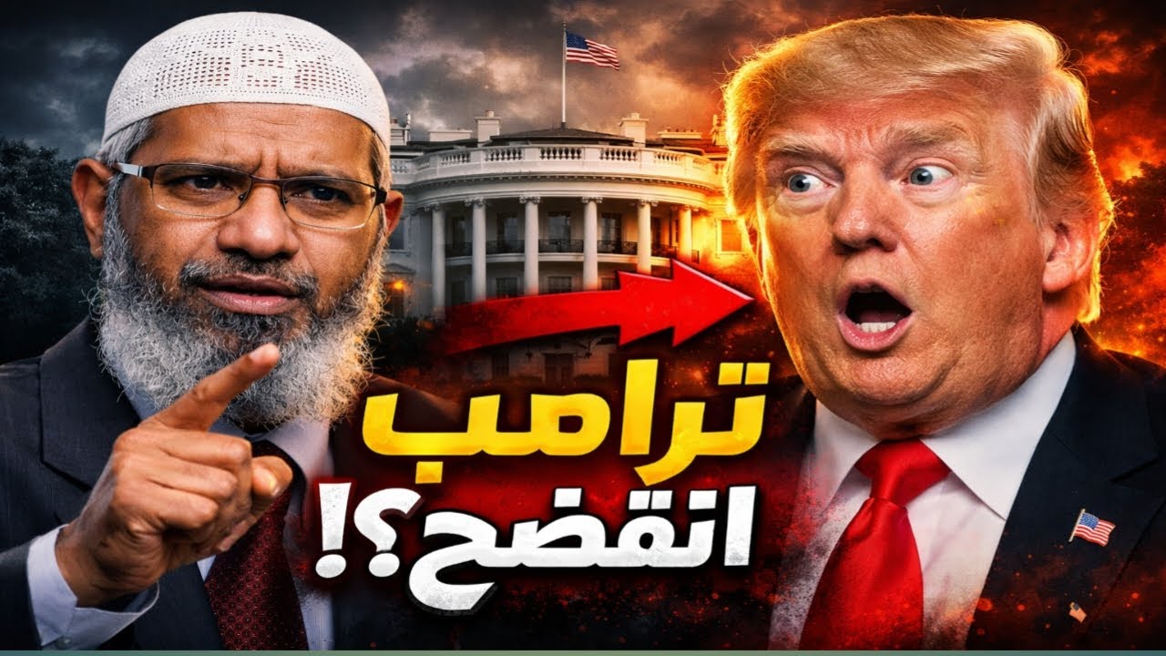تصريح صادم من د. ذاكر نايك عن ترامب والبيت الأبيض.. لن تصدق ماذا قال!