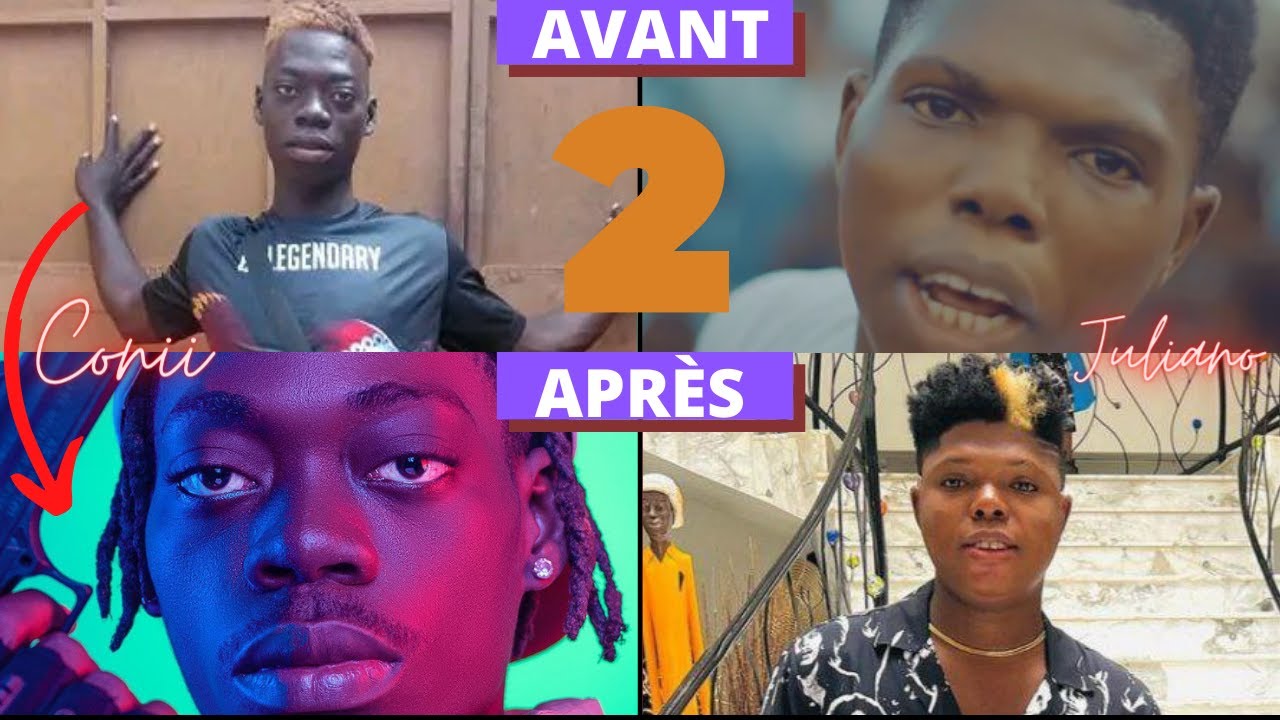 Avant vs Après des artistes 2