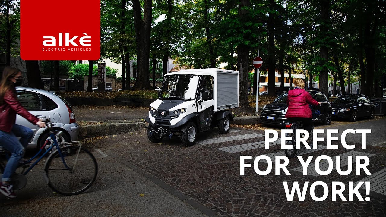Discover the 100% electric vehicle Alk&egrave; | Perfect for your work!