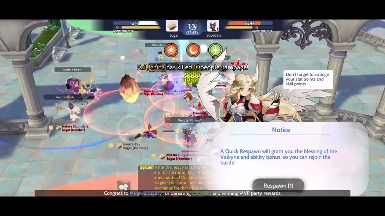 RAGNAROK Origin LNA xHito Guild League | Prontera 4 | BobaCats vs Sugar