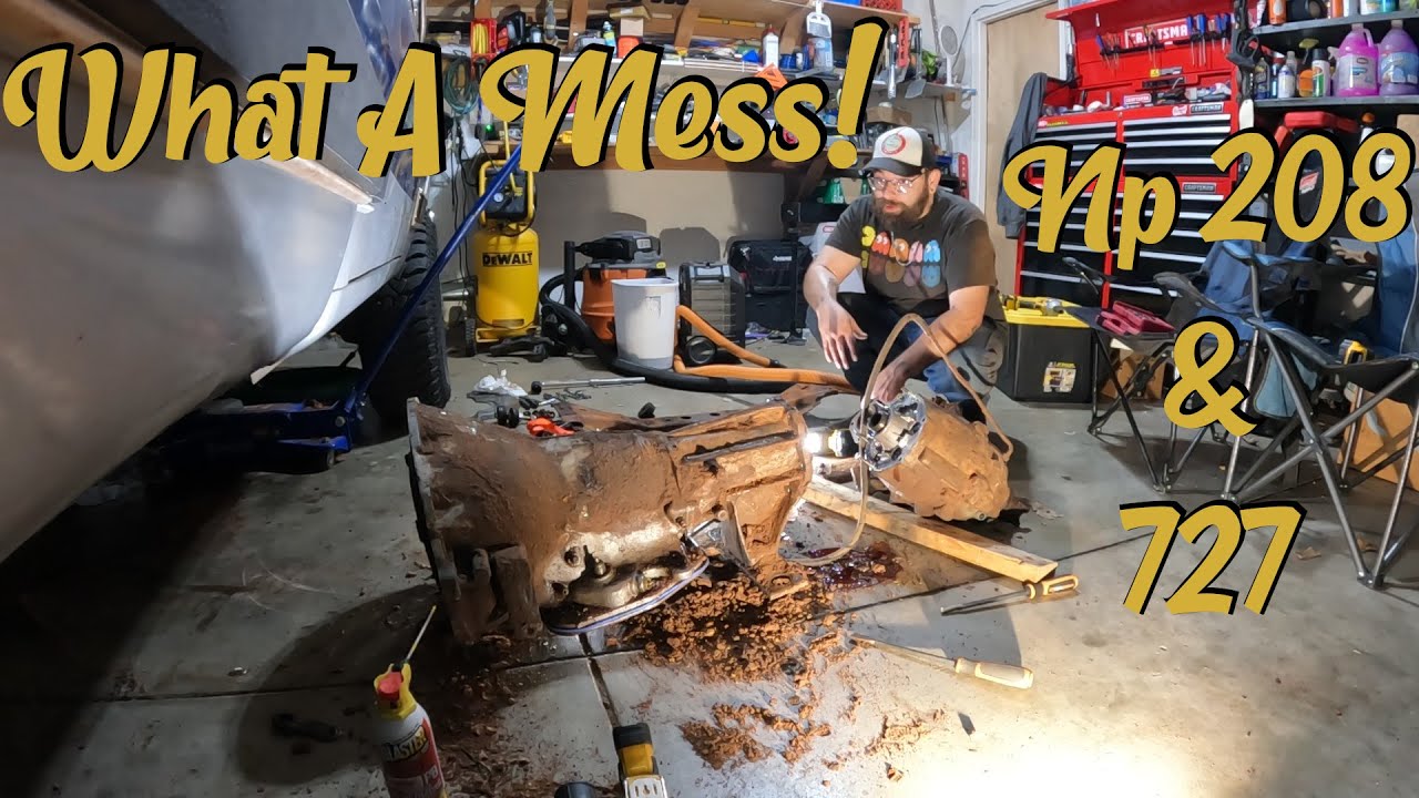 1980-1987 W150 727 Torqueflight & NP208 Transfer Case Removal (Project Big Blue)