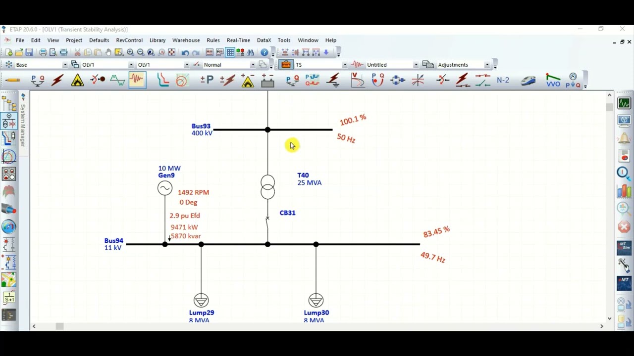Grid Islanding II Grid Stability using ETAP