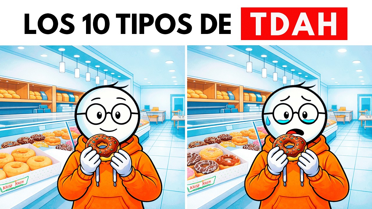 Los 10 TIPOS de TDAH: &iquest;Cu&aacute;l es tu perfil oculto? (psicolog&iacute;a)