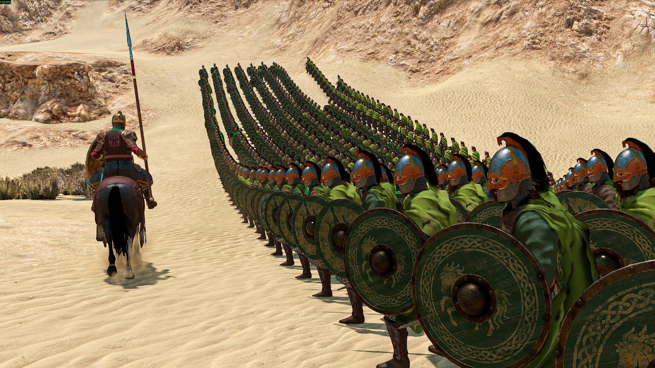 1000 Rohan Infantry Against 1000 Isengard Orcs in the Desert — Balance Breaks Fast