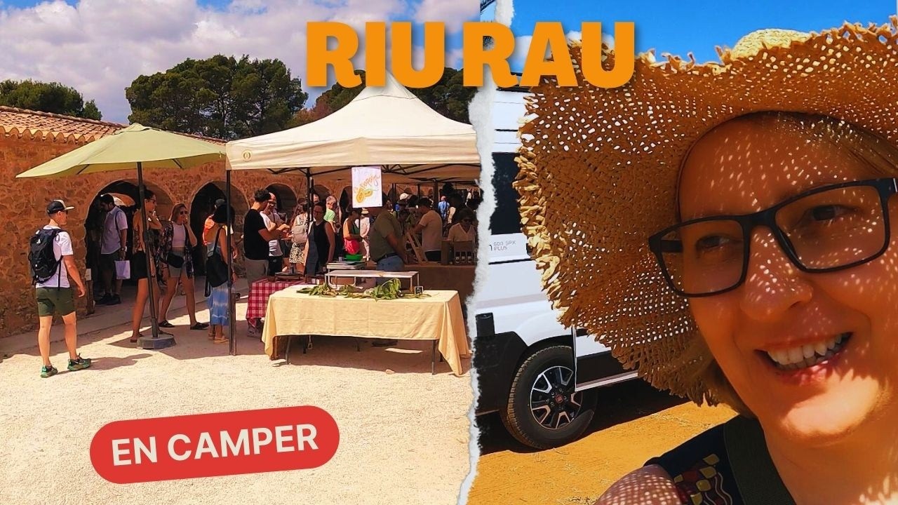 Mercado del Riu Rau en Furgo Camper 🚐 🍕🍰