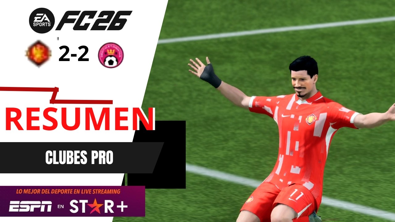 FC 26 CLUBES PRO - GOL DEL LOCAL AL ÚLTIMO MINUTO PARA AGUAR LA FIESTA DE LOS PUCHERS