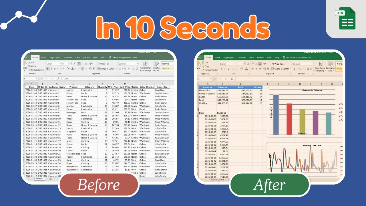 This Excel Tool Generates Full Business Reports in 10 Seconds | Excel Automation Tool (2026)